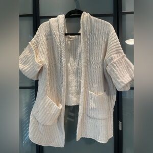 POL Cream Knit Cardigan